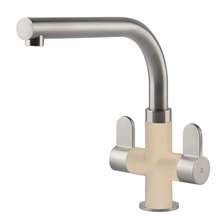 Picture of Clearwater Miram Brushed Nickel and Moonstone Tap