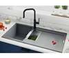 Picture of Clearwater Carina D100S Onyx Granite Sink