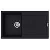 Picture of Clearwater Carina D100S Nero Granite Sink