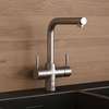 Picture of InSinkErator 4N1 Brushed Steel L Steaming Hot Water Tap Pack