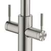 Picture of Clearwater Topaz J Twist & Spray Brushed Nickel Tap