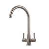 Picture of Clearwater Davina J Twist & Spray Brushed Nickel Tap