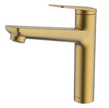Picture of Clearwater Levant Pull Out Brushed Brass Tap
