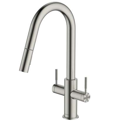 Picture of Clearwater: Clearwater Topaz Pull Out Brushed Nickel Tap
