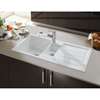 Picture of Villeroy & Boch Flavia 60 Stone White Ceramic Sink