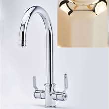 Picture of Perrin & Rowe Armstrong 3 in 1 Instant Hot Polished Brass Tap