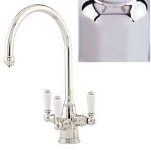 Picture of Perrin and Rowe Phoenician Polished Nickel 3 in 1 Filter Tap