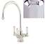 Picture of Perrin & Rowe: Perrin and Rowe Phoenician Polished Nickel 3 in 1 Filter Tap