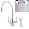 Picture of Perrin and Rowe Phoenician Filter Polished Nickel Tap With Rinse