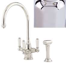 Picture of Perrin and Rowe Phoenician Filter Polished Nickel Tap With Rinse