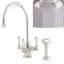 Picture of Perrin & Rowe: Perrin and Rowe Phoenician Filter Pewter Tap With Rinse