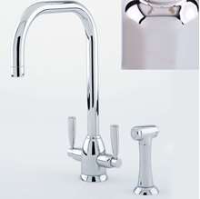 Picture of Perrin & Rowe Oberon U Spout Rinse Polished Nickel Tap