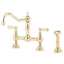 Picture of Perrin & Rowe Provence Rinse Gold Tap