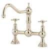 Picture of Perrin & Rowe Provence Crosshead Polished Nickel Tap