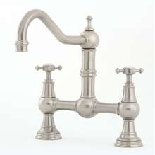 Picture of Perrin & Rowe Provence Crosshead Pewter Tap