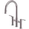 Picture of Perrin & Rowe Armstrong Bridge Pull Out Spray Pewter Tap