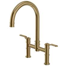 Picture of Perrin & Rowe Armstrong Bridge Satin Brass Tap
