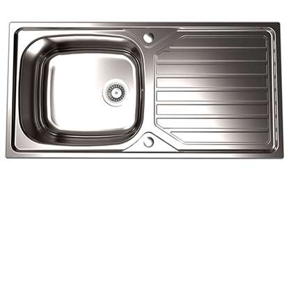 Picture of The 1810 Company: The 1810 Company Veloreduo 100I Large Stainless Steel Sink