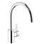 Picture of Gessi: Grohe Eurosmart Cosmopolitan Pull Out Chrome Tap