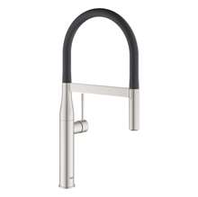 Picture of Grohe Essence Professional Pull-Out Supersteel & Black Tap