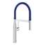 Picture of Grohe: Grohe Essence Professional Pull-Out Chrome & Blue Tap