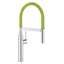 Picture of Grohe: Grohe Essence Professional Pull-Out Chrome & Green Tap