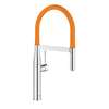 Picture of Grohe Essence Professional Pull-Out Chrome & Orange Tap