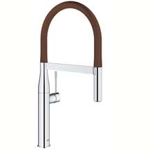 Picture of Grohe Essence Professional Pull-Out Chrome & Brown Tap