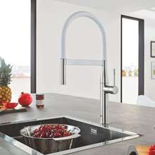 Picture of Grohe Essence Professional Pull-Out Chrome & Marble Tap
