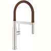 Picture of Grohe Essence Professional Pull-Out Supersteel & Brown Tap