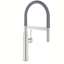 Picture of Grohe: Grohe Essence Professional Pull-Out Supersteel & Grey Tap