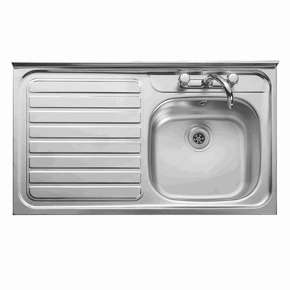 Picture of Clearwater: Clearwater Contract Square Front 106 Stainless Steel Sink
