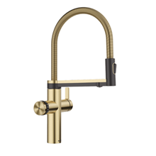Picture of Blanco Choice Icona Satin Gold Tap and CHOICE.AII Tank